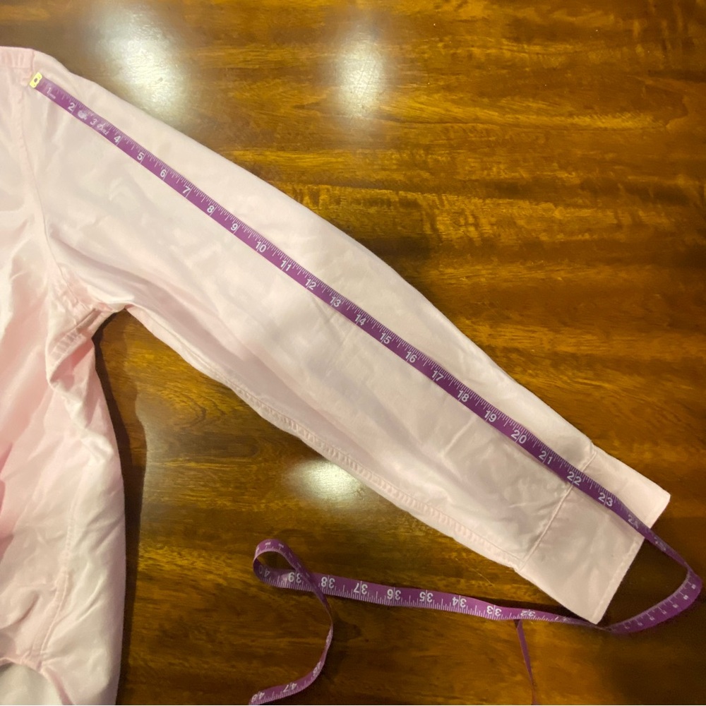 Ralph Lauren pink tie front button closure shirt size XL 100% cotton preppy - Picture 8 of 11